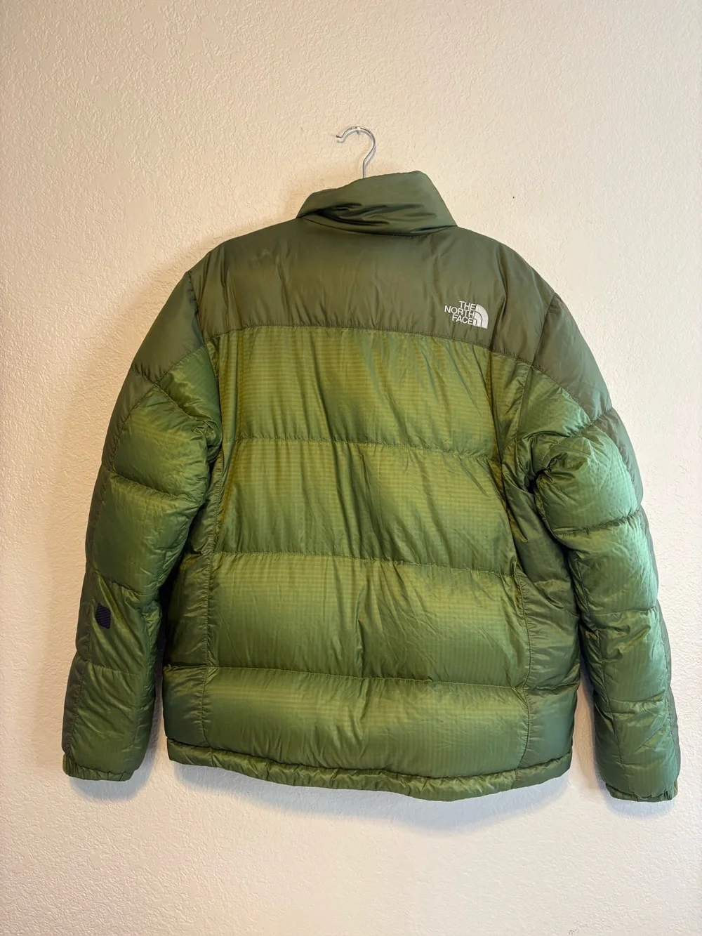 The North Face Summit Series 700 Down Men Med Green Full Zip Puffer Rare VTG